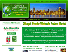 Tablet Screenshot of chicagoproducemarket.com
